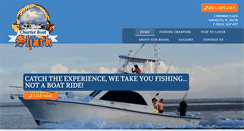Desktop Screenshot of charterboatshark.com